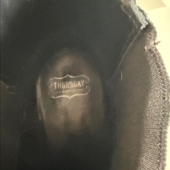 Thursday The Duchess black leather boots women size 11 - Picture 9 of 9